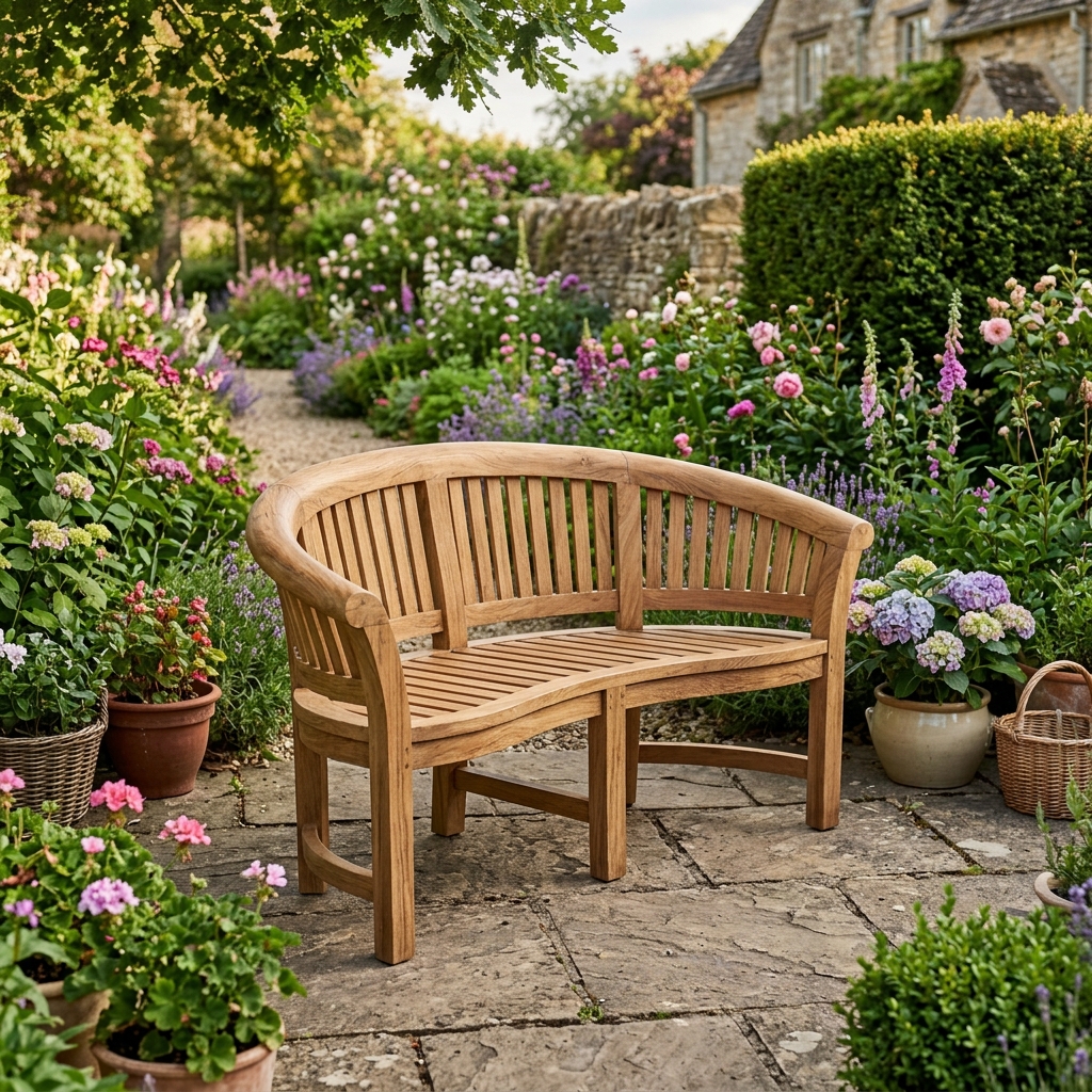 1.5m MOON Oak Bench